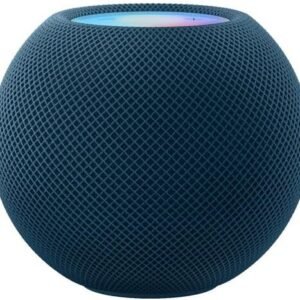 Apple HomePod Mini smart speaker on desk